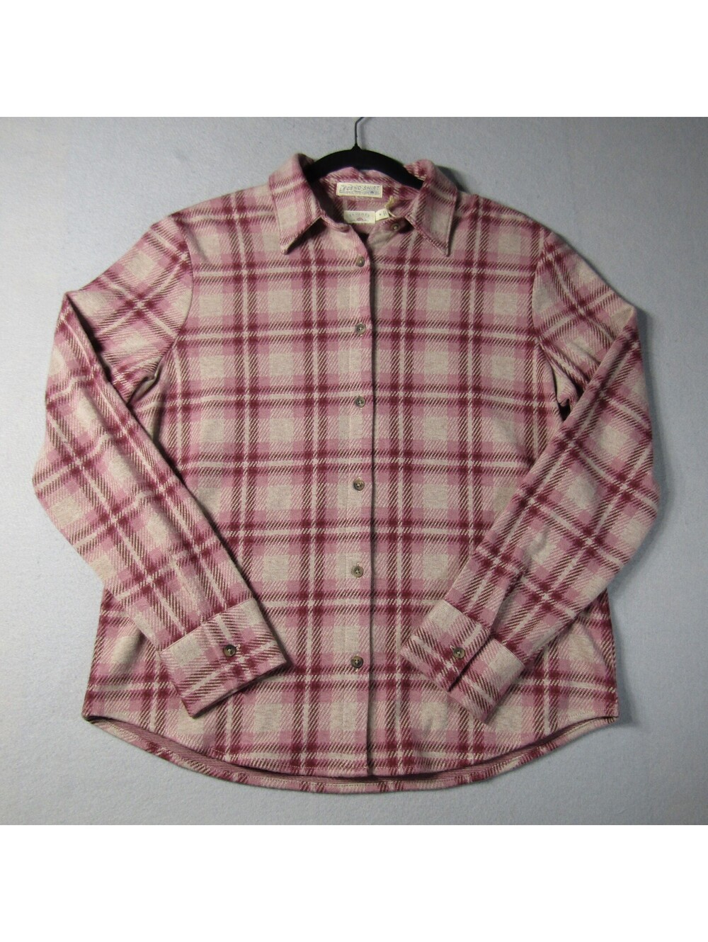 NWT Faherty Legend Sweater Relaxed Shirt Woman's S RRC-Berry Coast Plaid
